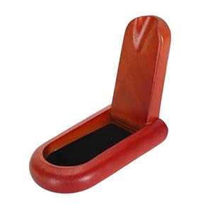 AYNEFY Foldable Smoking Pipe Holder,Small Portable Wooden Pipe Stand Pipe Display Rack for Work (Beech 2)