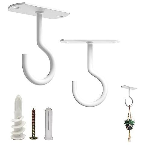 NACETURE Heavy-Duty Ceiling Hooks for Plants Cover