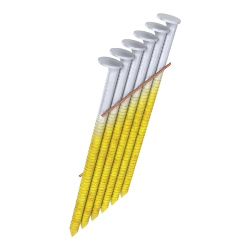 Grip-Rite 8d Cooler - 2-3/8-Inch x .113 HOT-DIPPED GALVANIZED, RING SHANK, 28? Clipped Head, Wire-Weld Collated, Stick Framing Nails - 500 per tub by Grip-Rite - Image 5