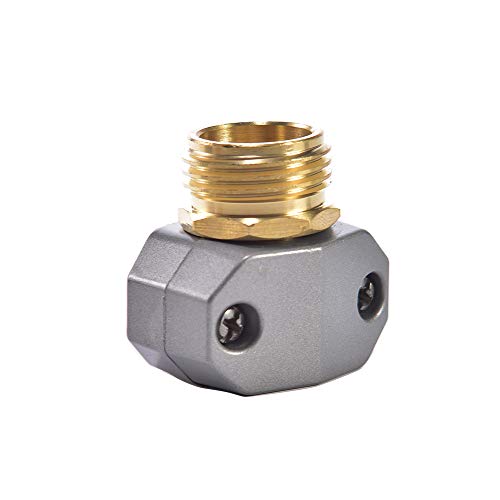 Zinc And Brass Male Clamp Coupling,Fits 3/4" Or 5/8" Garden Hose Repair Fitting #TOP3