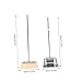 VOSAREA 1 Set Ergonomic Broom and Dustpan Heavy Duty Household Cleaning Supplies for Home College Dorm Essentials Wind Dustpan for Efficient Floor Cleaning