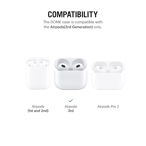 Image of DailyObjects Dome AirPods 4 Case Cover - Haze White