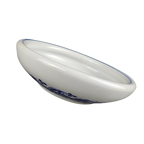 Housoutil Ceramic Watercolor Dragon Pattern Pigment Dish Tray for Calligraphy and Painting Smooth Surface for Easy Mixing Portable and Lightweight Stable Base for Art