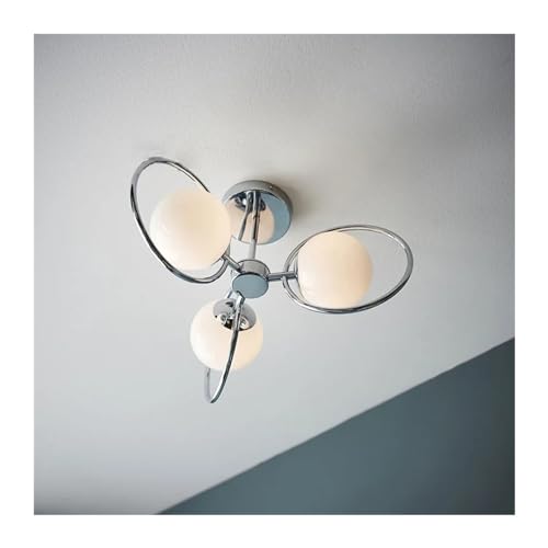 Plafonnier en verre design sphérique pour luminaire de salon moderne