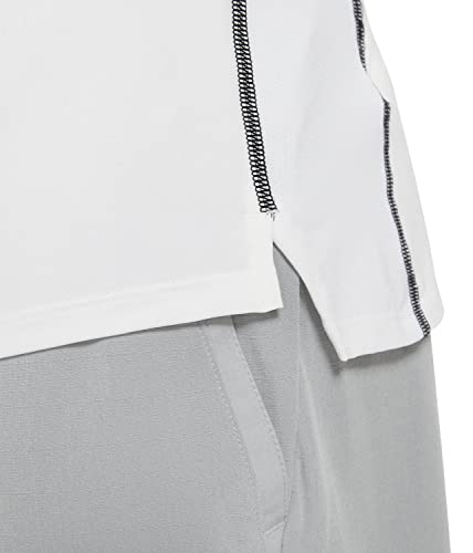 Nike Pro Dri-Fit Men's Tight Fit Long-Sleeve Training Top (As1, Alpha, L, Regular, Regular, White/Black, Large) #TOP3