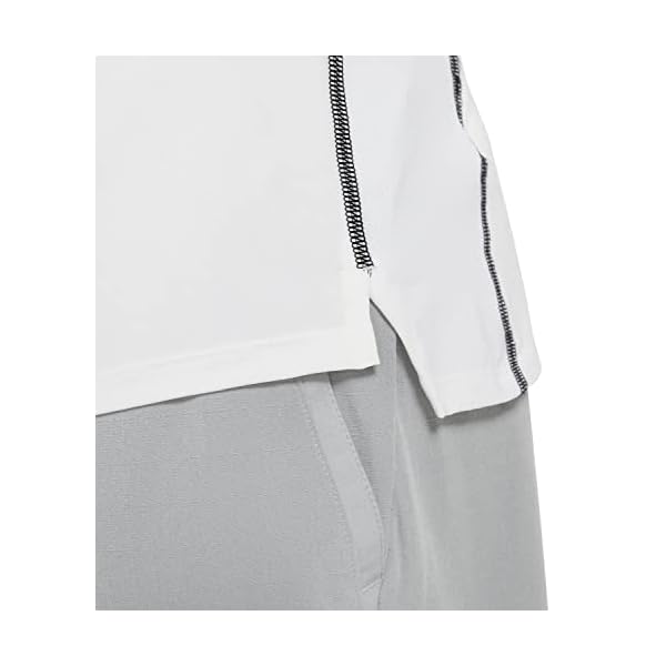 Nike Pro Dri-FIT Men's Tight Fit Long-Sleeve Training Top, White/Black, Small - Image 5