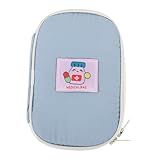 Mipcase Borsa Porta Medicine Portatile in Nylon con Design Cartoon per Organizer Compatto con Scomparti Multipli per Farmaci e Kit Pronto Soccorso da Viaggio e Uso Esterno immagine