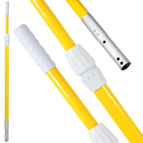 SWIMLINE HYDROTOOLS 8375 2-Piece Professional Grade Fiberglass Telescopic Pole 8 To 16 Feet...