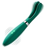 Sex Toys Clitoral Vibrator with Rabbit Adult Toy, G Spot Vibrator Wand with 9 Vibration Modes, Clit Stimulator Adult Toys Couples Sex Toys for Nipples, Female Sex Toys Adult Toys for Women (Green)