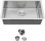 33 inch Undermount Kitchen Sink - Oumuch 33x19 Undermount Kitchen Sink 16 Gauge...