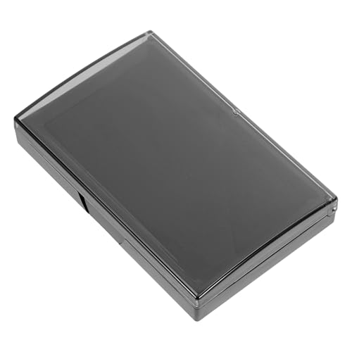 SUPVOX Almohadilla de Tinta Multifunción para Sellos Tamaño Mediano 138x86mm Carcasa de Plástico Negro, Tinta Rápida y Brillante para Caligrafía, Dibujo y Uso Escolar, 1 Pieza