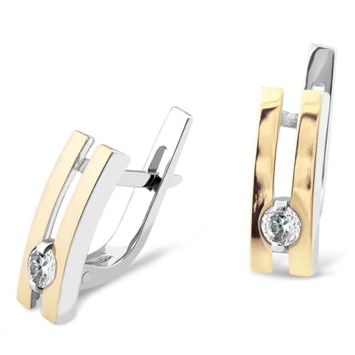Boucles d'oreilles femme argent et or jaune : le cadeau idéal