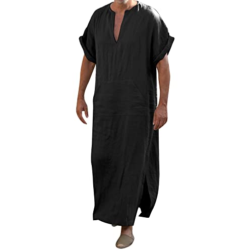 Kaftan Herren Muslimische Robe Naher Osten Abaya Islamische Dubai...