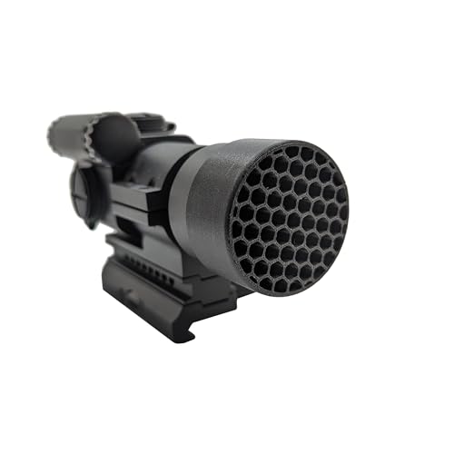 Killflash Hex Anti-Reflection Device Compatible with Aimpoint Red Dots (Black, Comp M5 / Duty RDS)