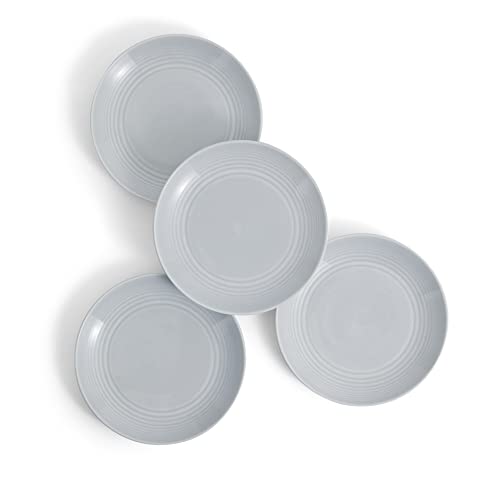 Royal Doulton Exclusively for Gordon Ramsay Maze Light Grey Salad Plate, Set of 4, 8.7 Royal Doulton Exclusively for Gordon Ramsay Maze Light Grey Salad Plate, Set of 4, 8.7