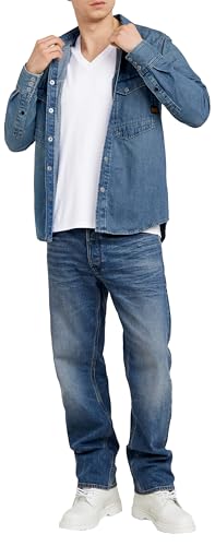 G-STAR Uomo Base V-Neck T-Shirt 2-Pack, Bianco (White D25500-124-110), S - 3