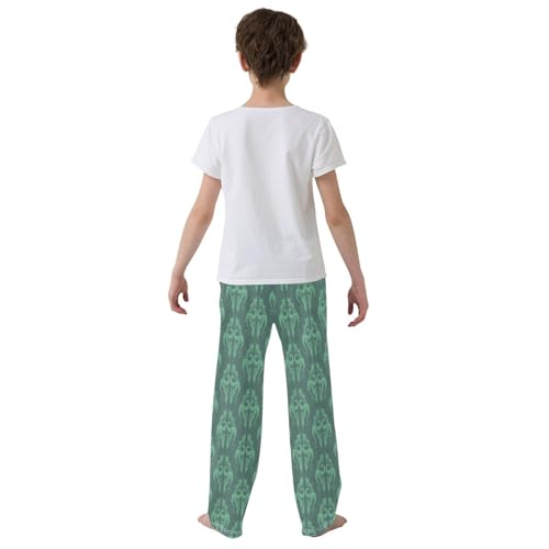 Dragon Wings Boys Long Pants Soft Trousers Elastic Waist Kids Lounge Bottoms with Pockets S-XL3