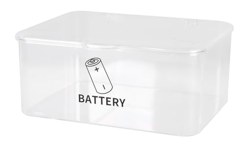 Gzsekken Plastics acrylic Hard Battery Storage Container Org