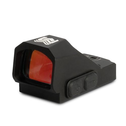 Monstrum Nitro | Pistol Red Dot with 3 MOA Dot, Shake Awake, and Screw Kit | K-Series/RMSc Footprint | V2 Angled Hood