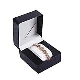 Generico Scatola Porta Orologi,Portaorologi in Pelle PU con Scomparti,Scatola Portaorologi...