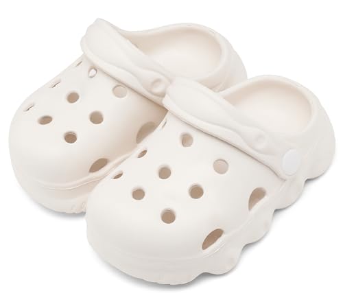 Image of INMINPIN Kids Cute Clogs Cartoon Garden Shoes Boys Girls Slides Slippers Indoor Outdoor Children Water Shower Beach Pool Sandals