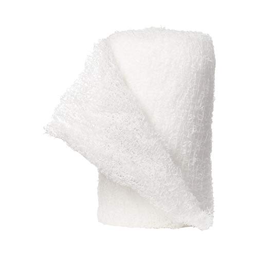 SurgiMac First Aid Gauze Bandage Rolls, 100% algodón, construcción de 6 capas, 4.5 pulgadas x 4.1 yardas, flexible, no estéril, 100 rollos por caja miniatura 1