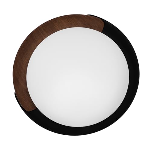 Plafond LED flush mount effet bois avec luminosité réglable Karlak
