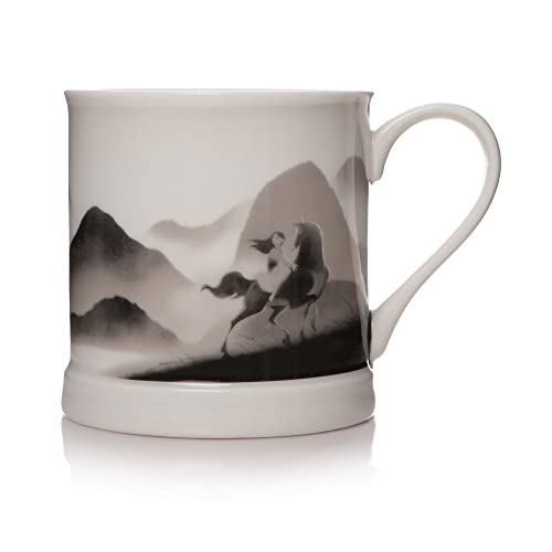 Half Moon Bay MUGVDC02 Taza de desayuno vintage Mulan, cerámica