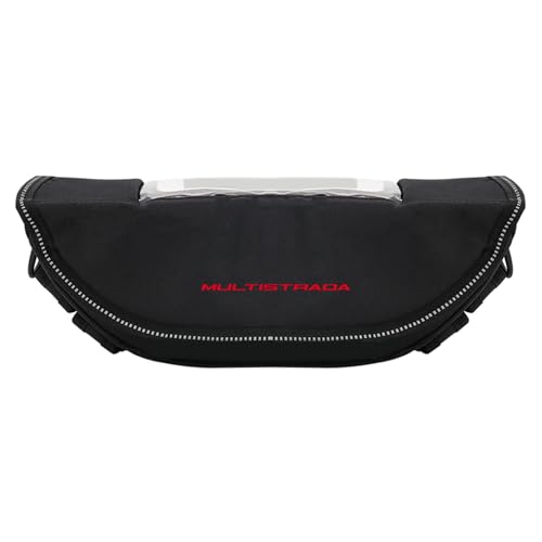 Sacoche guidon Ducati Multistrada protège outils de la pluie en voyage