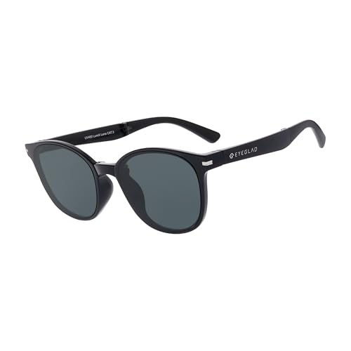 [EYEGLAD] SUNFOLD HALO �܂肽���݃T���O���X UV400 LumiX�i�C���������בϊC�������Y �A�E�g�h�A�J�W���A�� �j�����p ���s�p (�n���E�O���[��)