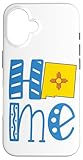 Photo Gallery custodia per iphone 16 home nuovo messico in lettere art block Photo Gallery custodia per iphone 16 home nuovo messico in lettere art block