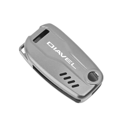 Für Ducati Diavel 1260s DX 1260 2020-2024 XDiavel Motorrad CNC Zubehör Schlüssel Fernbedienung Abdeckung Gehäuse Kette Schlüsselanhänger Ring