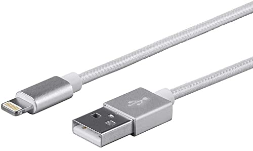 Monoprice Apple Mfi Certified Lightning To Usb Charge & Sync Cable - 1.5 Feet - White Compatible With Iphone X 8 8 Plus 7 7 Plus 6S 6 Se 5S, Ipad, Pro, Air 2 - Palette Series #TOP1