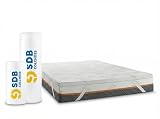 Kit Colchão De Molas Ensacadas E Pillow Top Queen D33 SDB Colchões