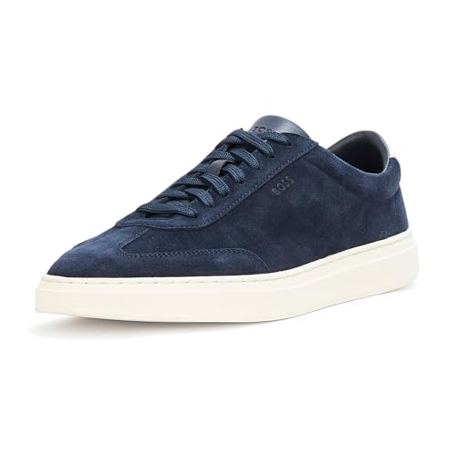 BOSS Men's Kieran Cupsole Suede Sneaker