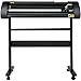 VEVOR Vinyl Cutter Machine, 34 Inch Paper Feed Cutting Plotter Bundle Adjustable Force & Speed Vinyl Printer, LCD Display Windows Compatible Sign Making kit with Signmaster Software