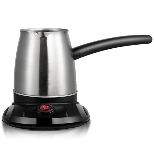 Image of 500Ml Electric Turkish Coffee Pot Stainless Steel for Kitchen Cafe HouseholdHome & Garden|Kitchen, Dining & Bar|Small Kitchen Appliances|Coffee & Tea Makers|Percolators & Moka Pots