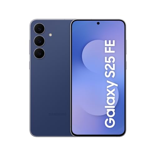 Samsung Galaxy S25 FE 5G Smartphone with Galaxy AI (Navy, 8GB RAM, 128GB Storage), 12MP Front Camera, ProVisual Engine, Long Battery Life