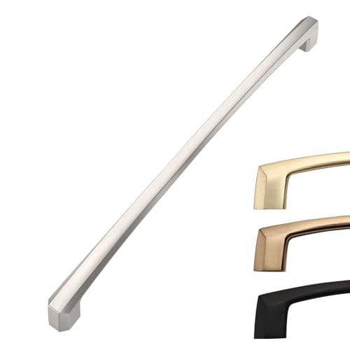 Image of 10 Pack 9 Inch Brushed Satin Nickel Cabinet Pulls and Drawer Handles for Kitchen and Dresser Cabinets
