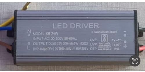 Image of 24W, 300mA, LED Street Light Driver, Input AC 230-300V Output DC 50-75V, OVP 440ac, PF>0.95 (1)