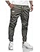 LIUPMWE Pantalones de Trabajo Hombre Casual Elásticos Jogging Pantalón Algodón Slim Fit Cargo Pants con Bolsillos Otoño Inviernos,Gris,M