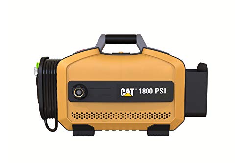 Image of CAT Electric Pressure Washer - 1800 PSI 2.0 GPM with high Pressure Hose, Quick Release Gun, Nozzle Lance, Water Pressure Washers Foam Cannon, Power Wash Your Home Patio, Fence, Driveway & RV