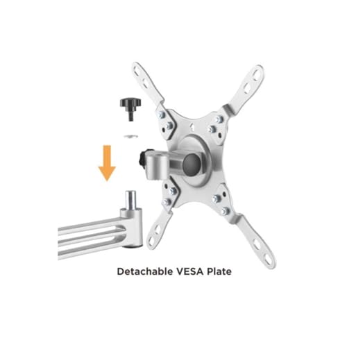 goobay TV-Wandhalterung Wohnmobil 13–43 Zoll, extra Langer Arm 38 cm, schwenkbar 180°, VESA 200x200, bis 15 kg – Basic FULLMOTION M – 71989 – Bild 4
