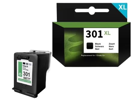 Cartouche HP 301XL noire compatible Eurotone pour des impressions nettes sans bavure Envy 4630