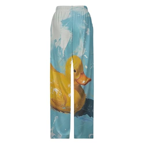Yellow Rubber Duck on A BlueChildren's Casual Pajamas160CM4