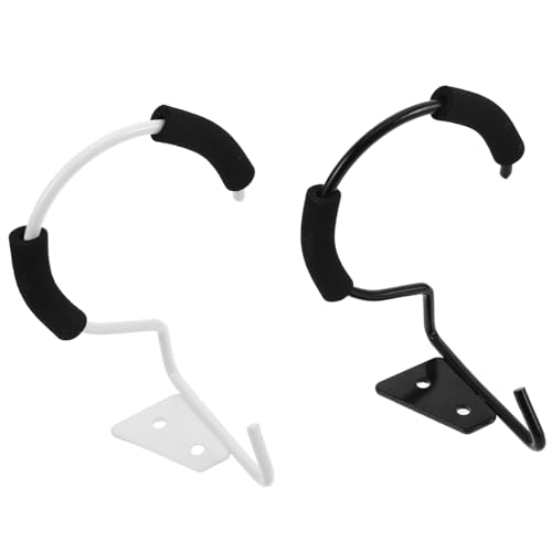 Gogogmee 2pc Hair Dryer Rack Wall Mount Holder Mirror Blow Dryer Storage Organizer for Bathroom Salon