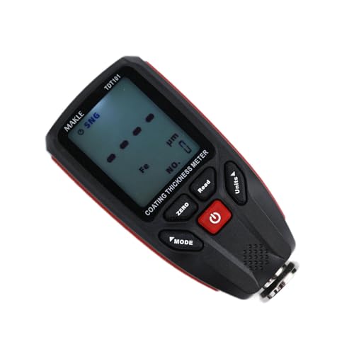 Medidor de espesor de pintura con pantalla LCD ABS miniatura 1