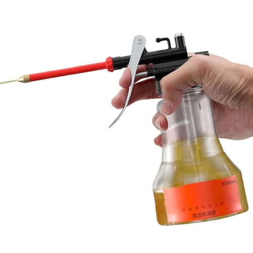 Jarra de aceite con boquilla, lata de bomba industrial de 350 ml, dispensador de lubricante con boquilla recta para garaje, electrodomésticos pequeños, industria electrónica Jarra de aceite con boquilla, lata de bomba industrial de 350 ml, dispensador de lubricante con boquilla recta para garaje, electrodomésticos pequeños, industria electrónica