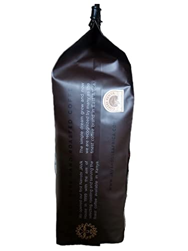 Kenya AA French Roast Whole Bean Coffee - Fair Trade Single Source With Verifiable Kenya Mark of Origin - Perfectly Hand Roasted Craft (13.23oz/375gms)