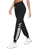 【EINFACH & ELEGANTES DESIGN】Das side stripe sporthose mit elastischer bund, kordelzug und Seitentaschen macht sich perfekt geeignet für Outdoor Jogging, Sport, Fitness, Training, Camping, Trekking, Wandern, Hausarbeiten und Entspannen zu Hause.